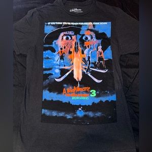 A Nightmare on Elm Street Black Freddy T-Shirt Women’s  size Small NWOT